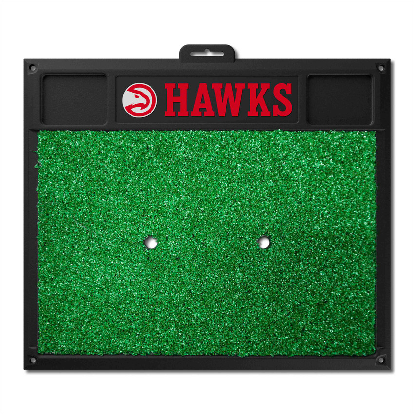 Atlanta Hawks Golf Hitting Mat Wordmark
