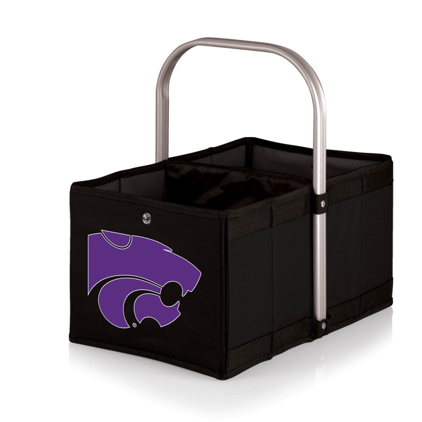 Kansas State Wildcats Urban Basket Collapsible Tote, (Black)