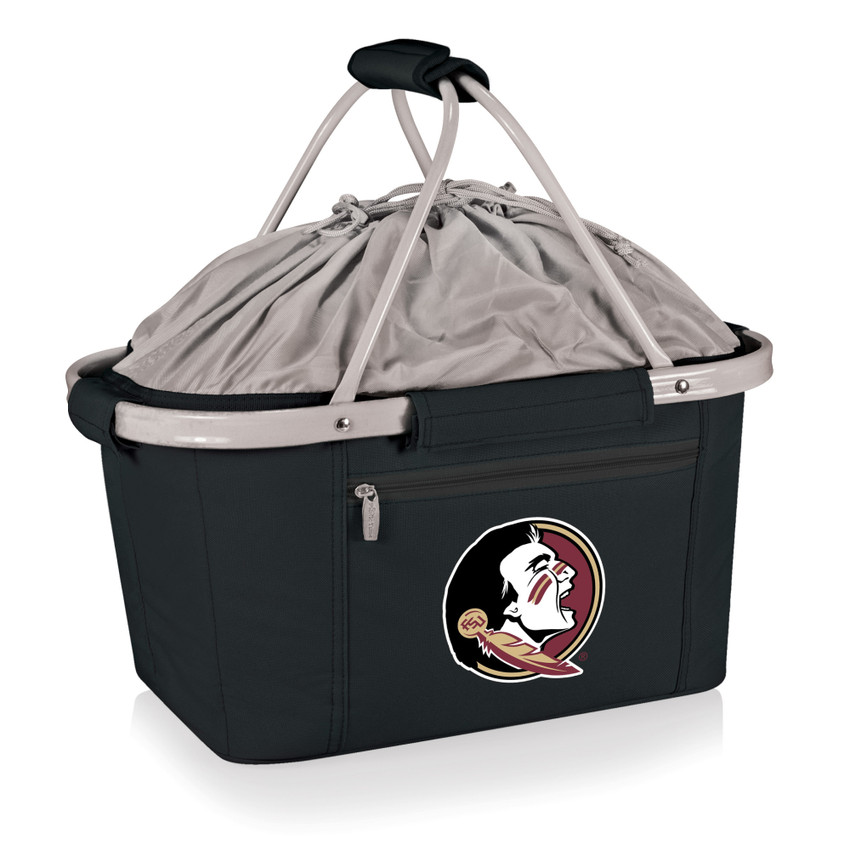 Florida State Seminoles Metro Basket Collapsible Cooler Tote, (Black)