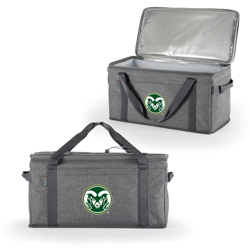 Colorado State Rams 64 Can Collapsible Cooler, (Heathered Gray)