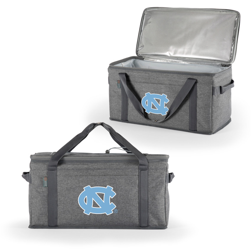 North Carolina Tar Heels 64 Can Collapsible Cooler, (Heathered Gray)