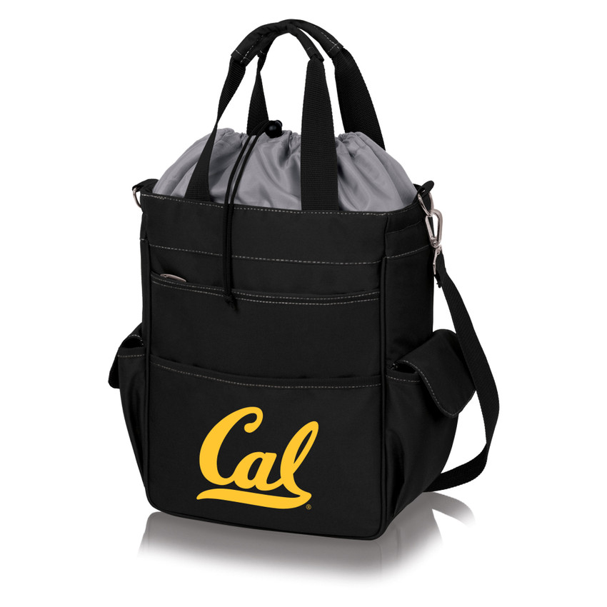 Cal Bears Activo Cooler Tote Bag, (Black with Gray Accents)