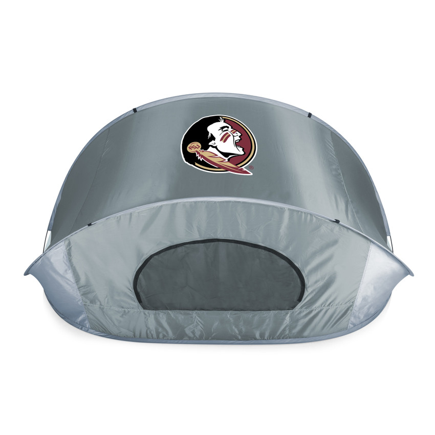 Florida State Seminoles Manta Portable Beach Tent, (Gray with Black Accents)