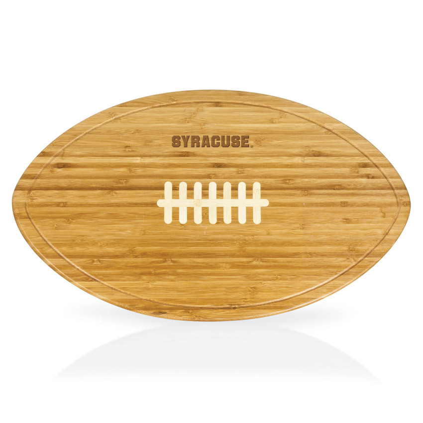 Syracuse Orange Kickoff Football Cutting Board & Serving Tray, (Bamboo)