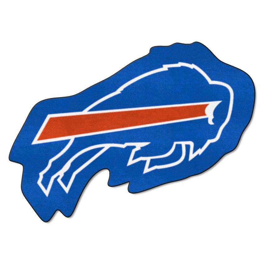 Buffalo Bills Mascot Mat Buffalo Primary Logo Blue