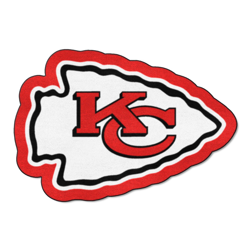 Kansas City Chiefs Mascot Mat KC Arrow Primary Logo Red