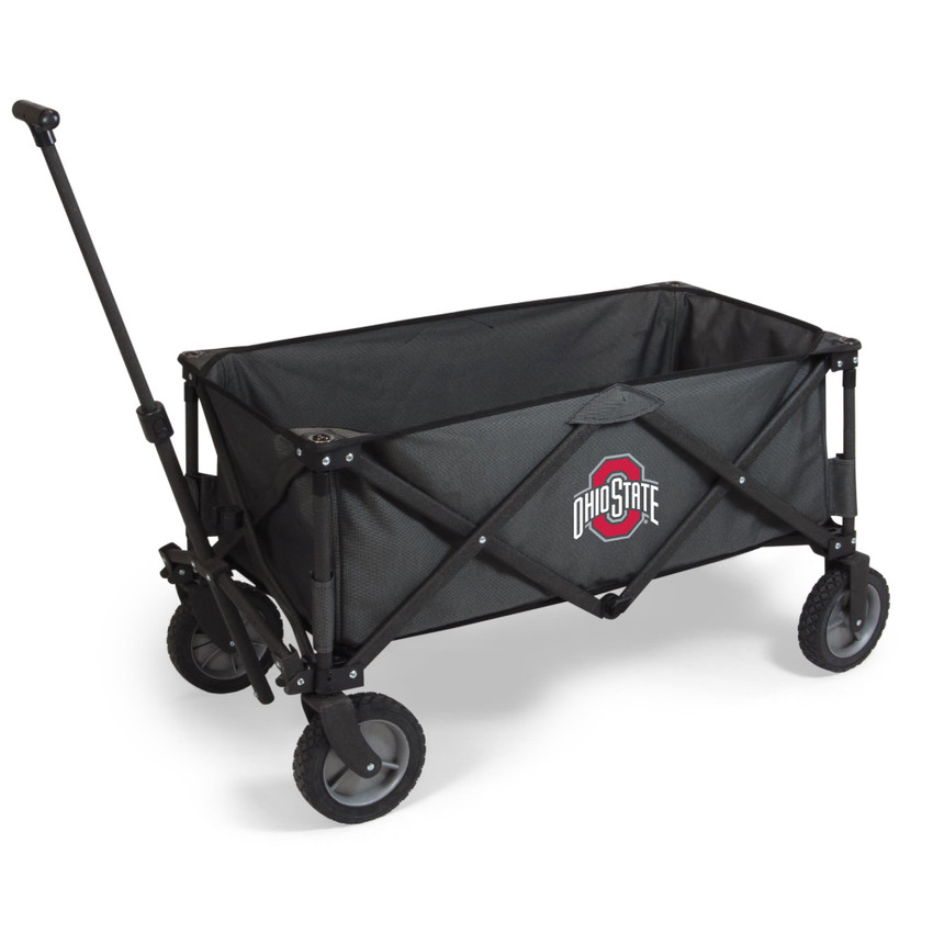Ohio State Buckeyes Adventure Wagon Portable Utility Wagon, (Dark Gray)