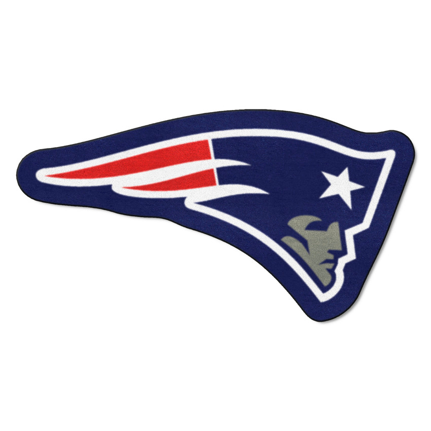 New England Patriots Mascot Mat Patriot Head Primary Logo Navy
