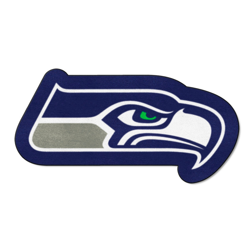 Seattle Seahawks Mascot Mat Seahawk Primary Logo Blue