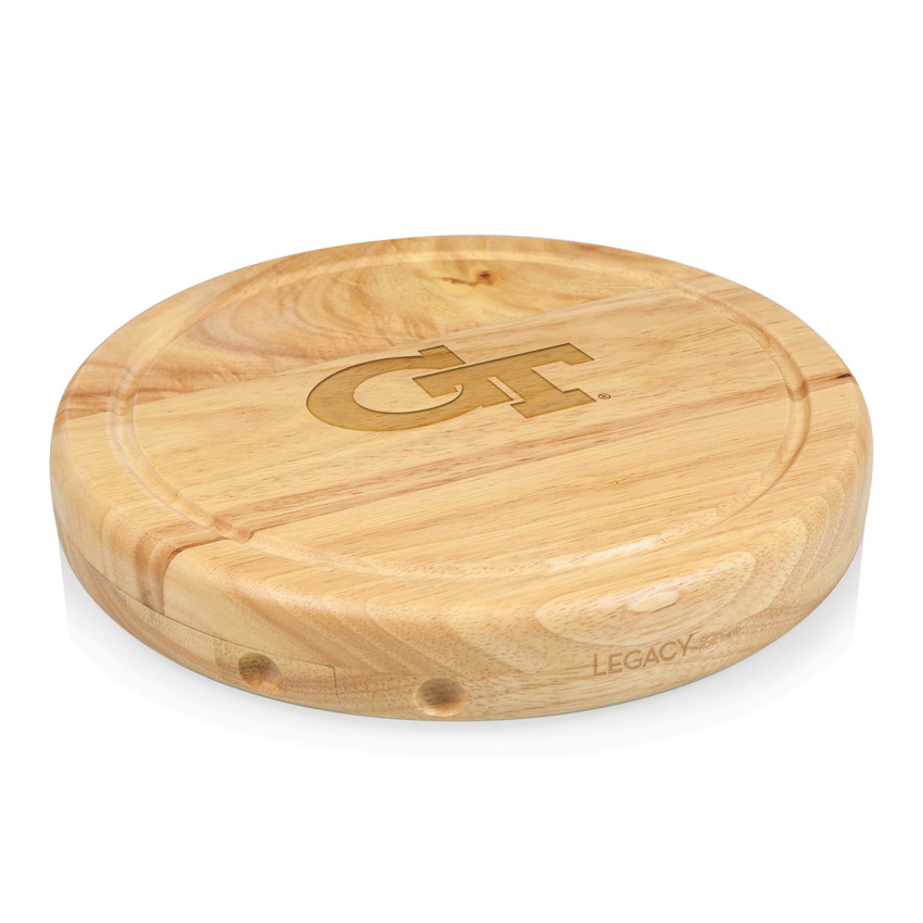 Georgia Tech Yellow Jackets Circo Cheese Cutting Board & Tools Set, (Parawood)