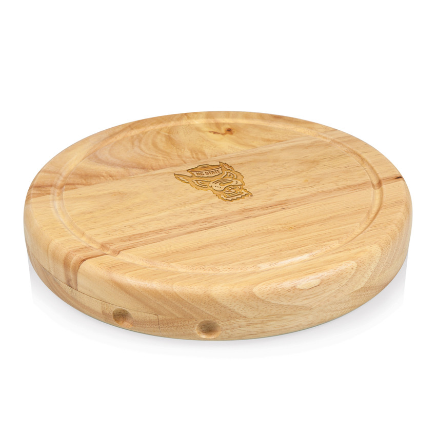 NC State Wolfpack Circo Cheese Cutting Board & Tools Set, (Parawood)