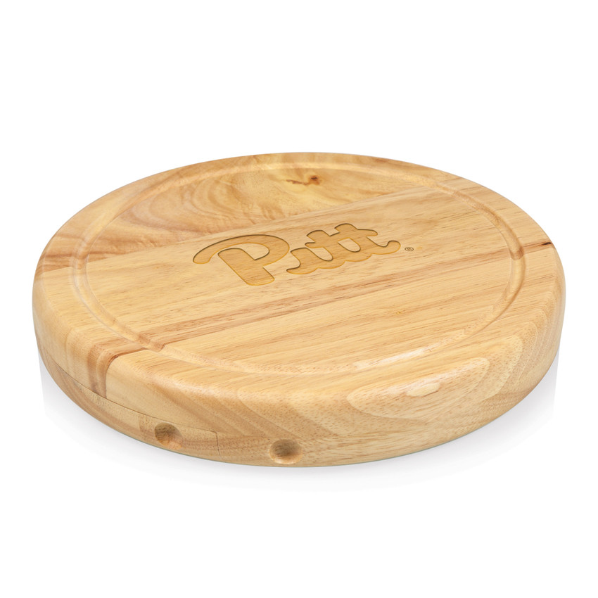 Pittsburgh Panthers Circo Cheese Cutting Board & Tools Set, (Parawood)