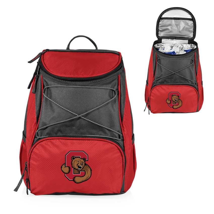 Cornell Big Red PTX Backpack Cooler, (Red with Gray Accents)