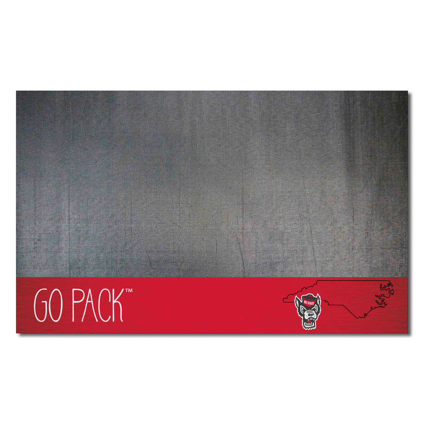 NC State Wolfpack Southern Style Vinyl Grill Mat - 26in. x 42in.