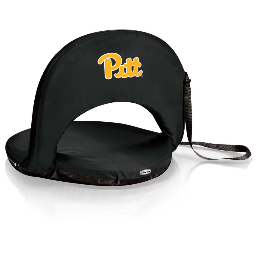 Pittsburgh Panthers Oniva Portable Reclining Seat, (Black)