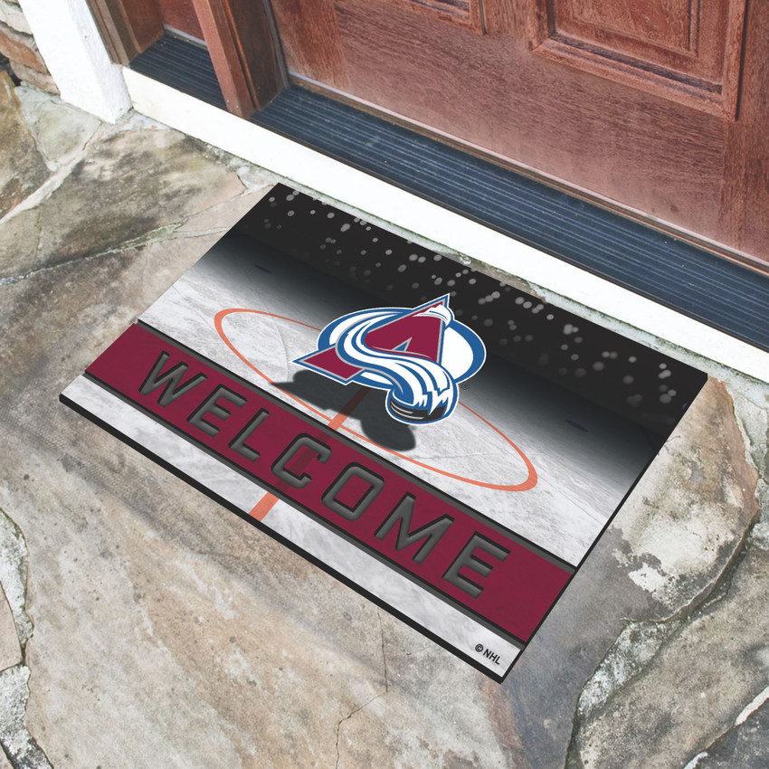 NHL - Colorado Avalanche Crumb Rubber Door Mat 18"x30"