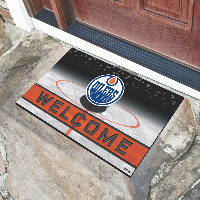 NHL - Edmonton Oilers Crumb Rubber Door Mat 18"x30"
