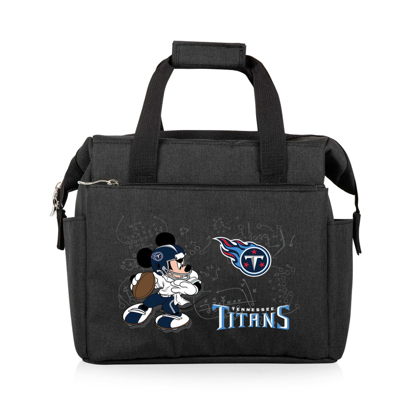 Tennessee Titans Mickey Mouse On The Go Lunch Bag Cooler, (Black)