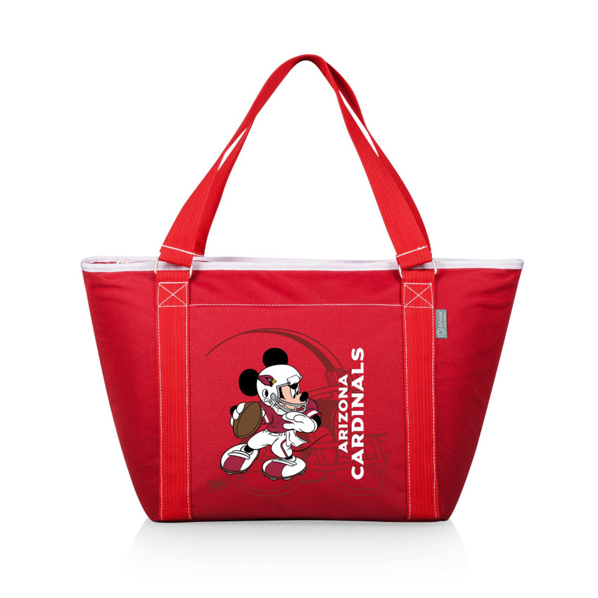 Arizona Cardinals Mickey Mouse Topanga Cooler Tote Bag, (Red)