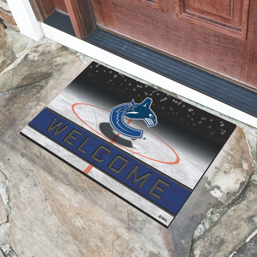 NHL - Vancouver Canucks Crumb Rubber Door Mat 18"x30"