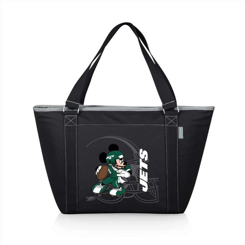 New York Jets Mickey Mouse Topanga Cooler Tote Bag, (Black)