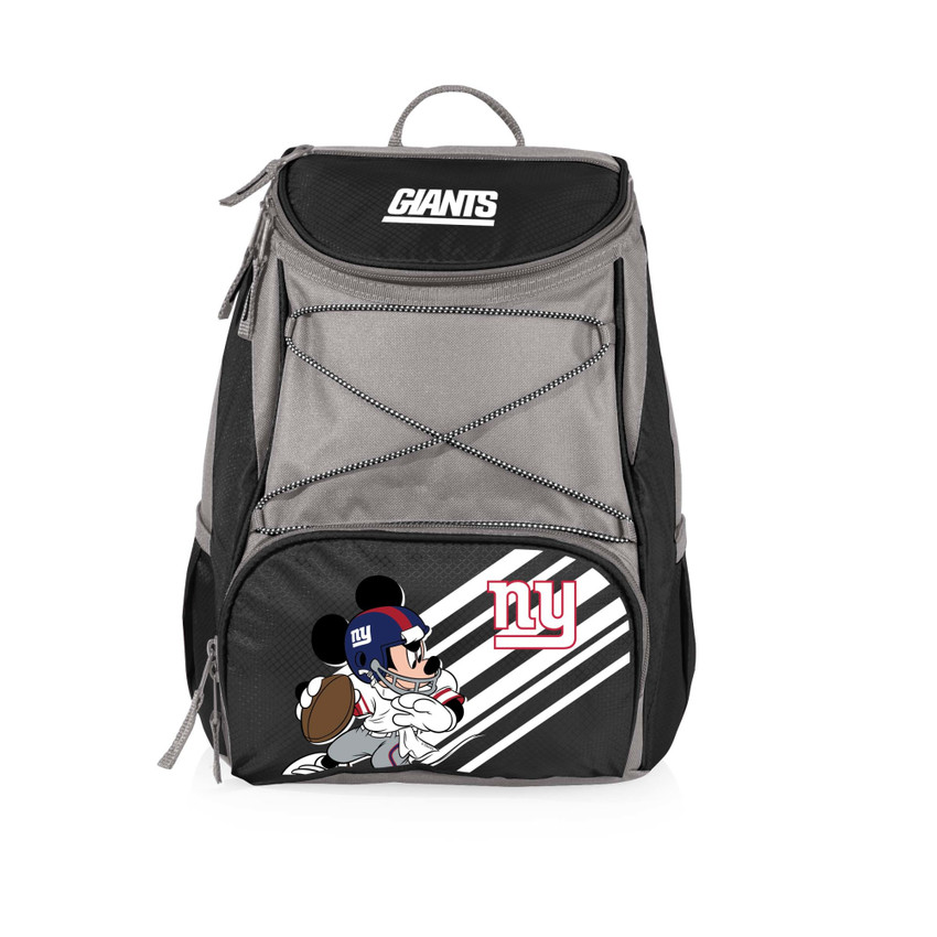 New York Giants Mickey Mouse PTX Backpack Cooler, (Black with Gray Accents)