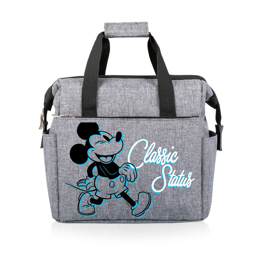 Mickey Mouse On The Go Lunch Bag Cooler, (Heathered Gray)