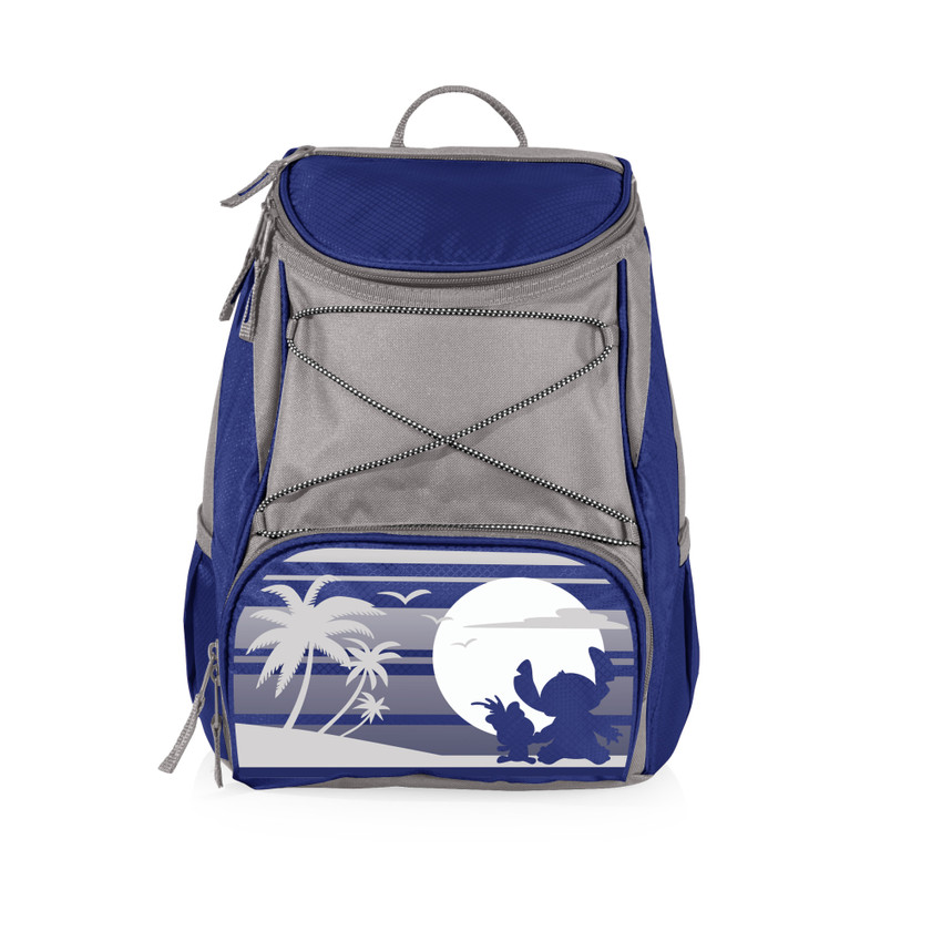 Lilo & Stitch Scrump PTX Backpack Cooler, (Navy Blue with Gray Accents)
