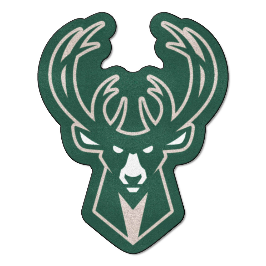 Milwaukee Bucks Mascot Rug Buck Head Primary Logo