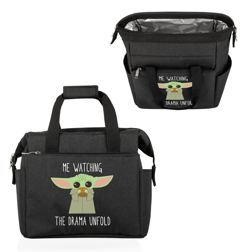 Mandalorian The Child Drama On The Go Lunch Bag Cooler, (Black)