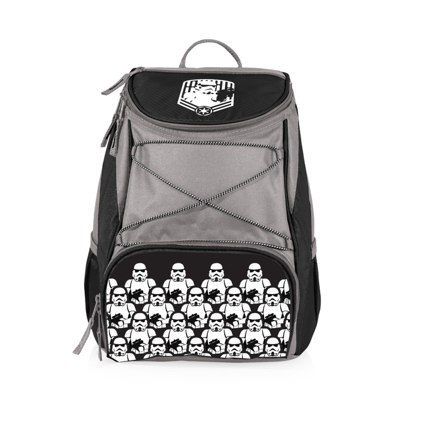 Star Wars Storm Trooper PTX Backpack Cooler, (Black with Gray Accents)