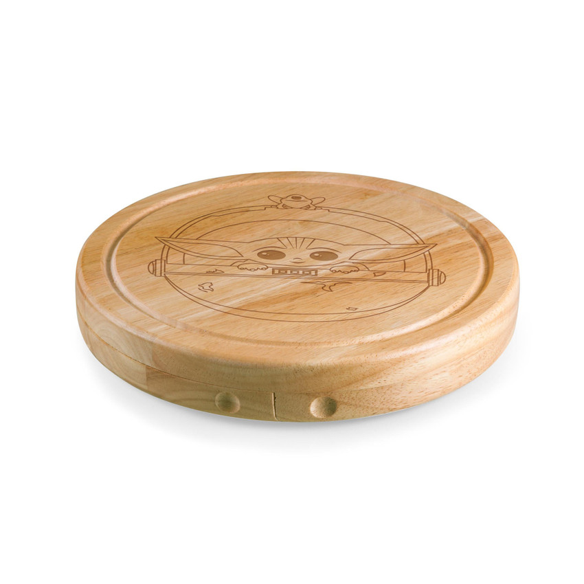 Mandalorian The Child Circo Cheese Cutting Board & Tools Set, (Parawood)