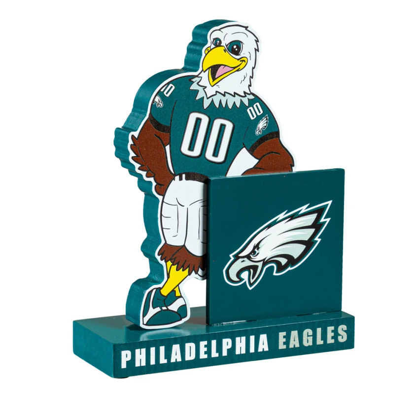 Philadelphia Eagles 8 in. Wooden Mascot Statue