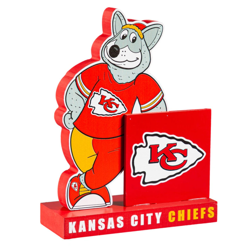 Kansas City Chiefs 8 in. Wooden Mascot Statue