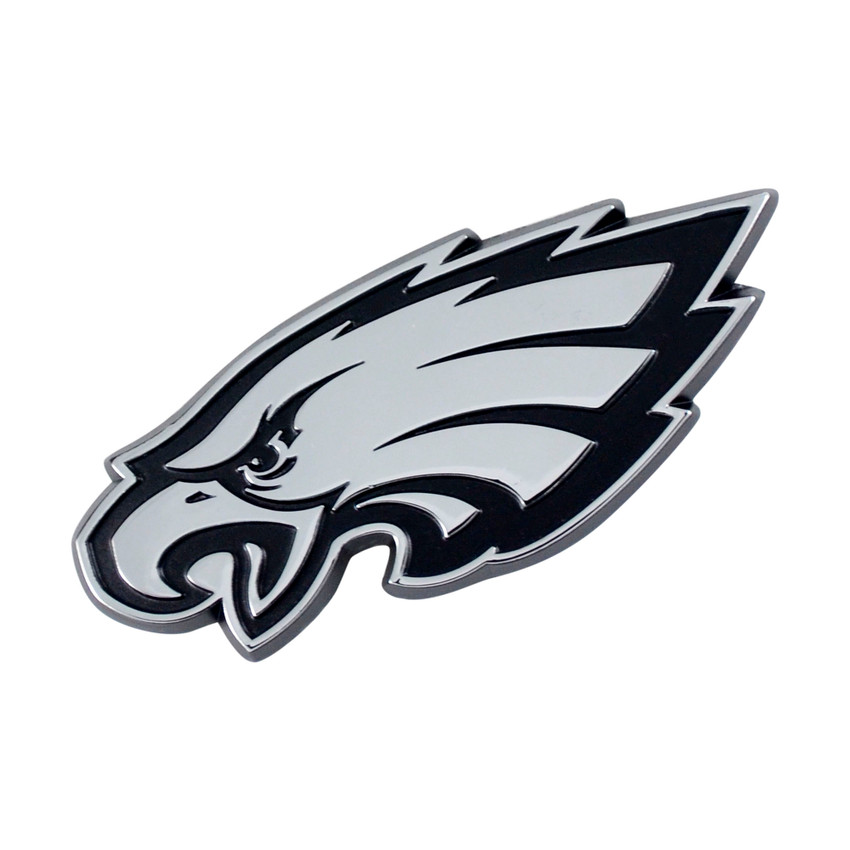 Philadelphia Eagles 3D Chrome Metal Emblem Eagle Head Primary Logo