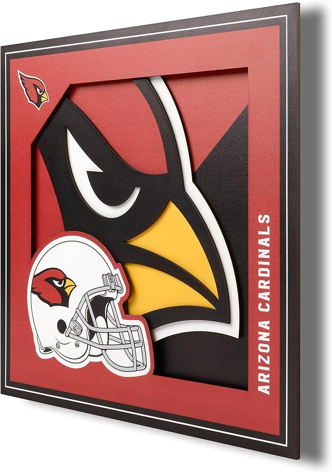 Arizona Cardinals NFL 12x12 Logo Series Wall Art