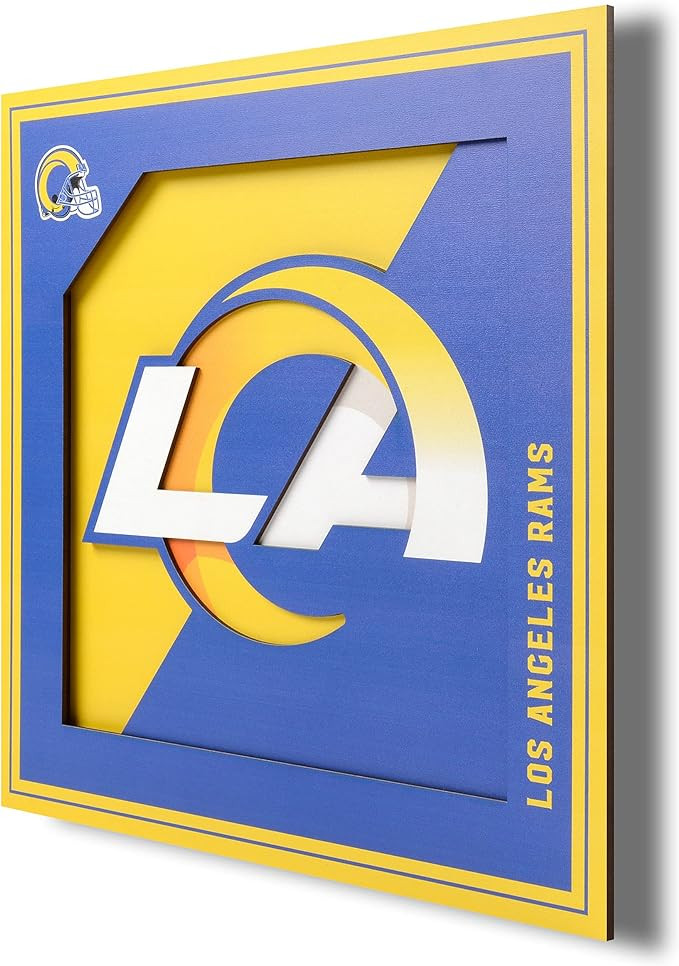 Los Angeles Rams NFL 12x12 Logo Series Wall Art