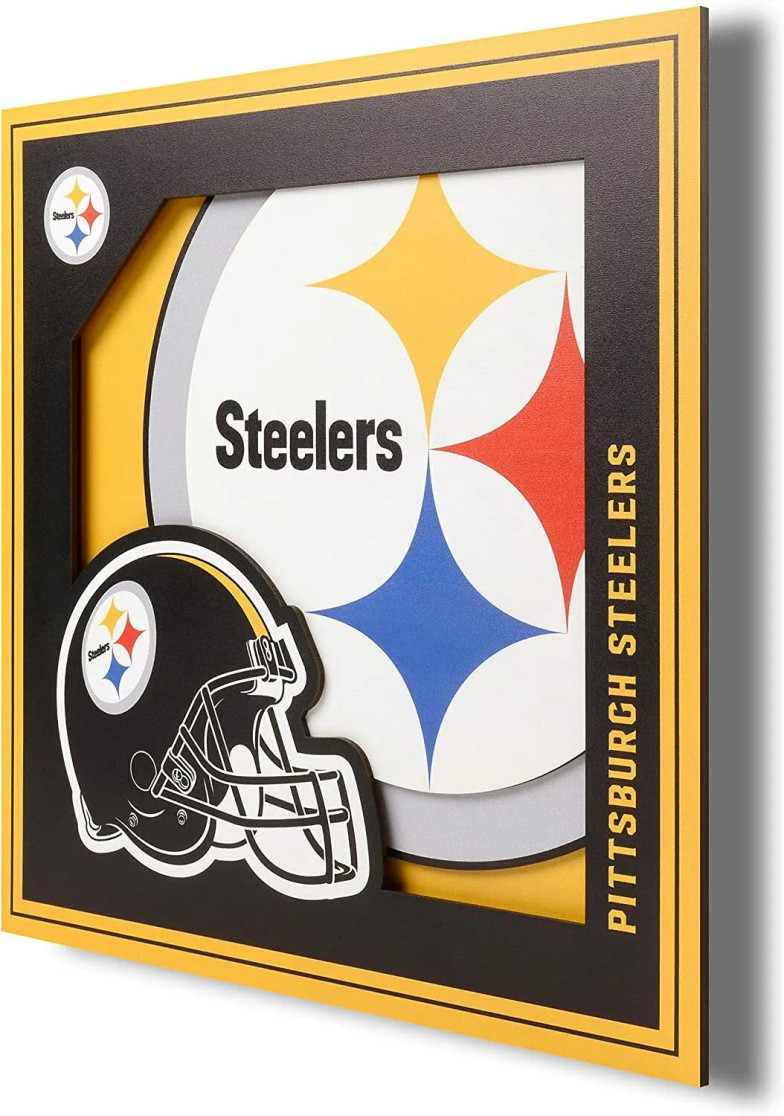 Pittsburgh Steelers NFL 12x12 Logo Series Wall Art