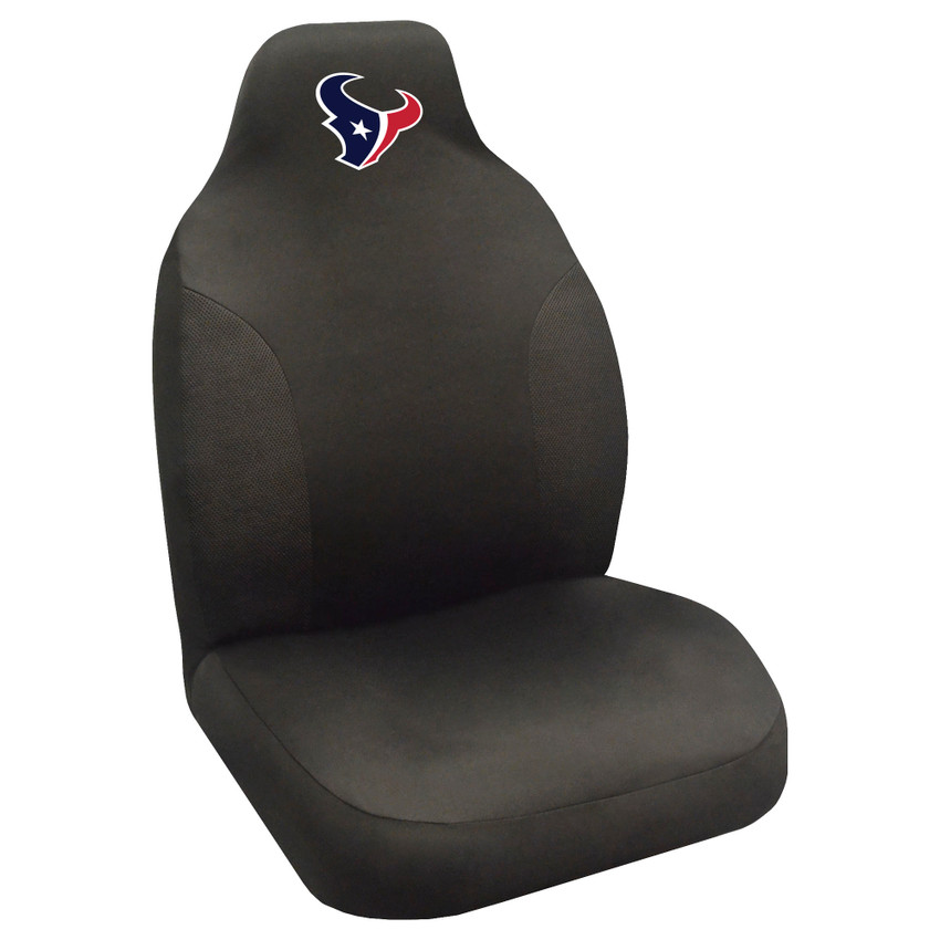 Houston Texans Embroidered Seat Cover Bull Head Primary Logo