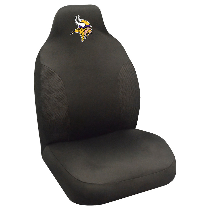 Minnesota Vikings Embroidered Seat Cover Viking Head Primary Logo