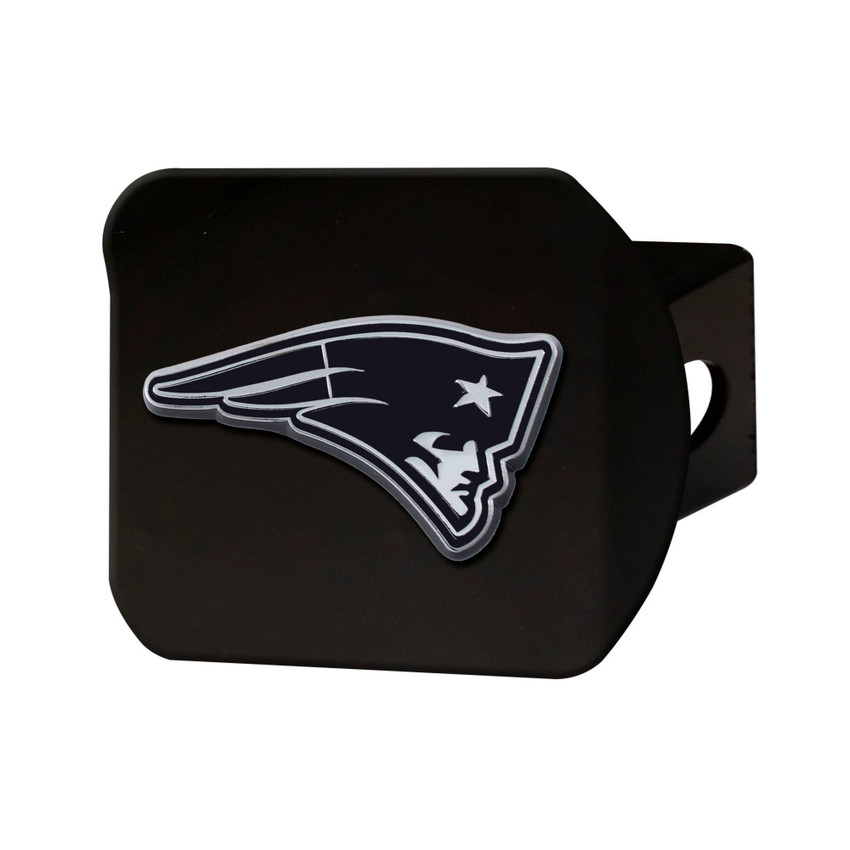 New England Patriots Hitch Cover - Black Patriot Head Primary Logo Black