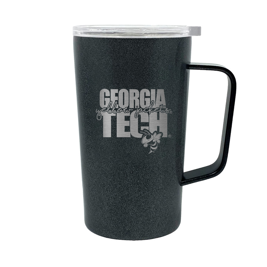 NCAA Georgia Tech Yellow Jackets 18oz Onyx Hustle Travel Mug