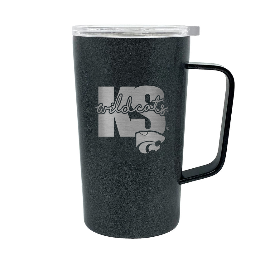NCAA Kansas State Wildcats 18oz Onyx Hustle Travel Mug