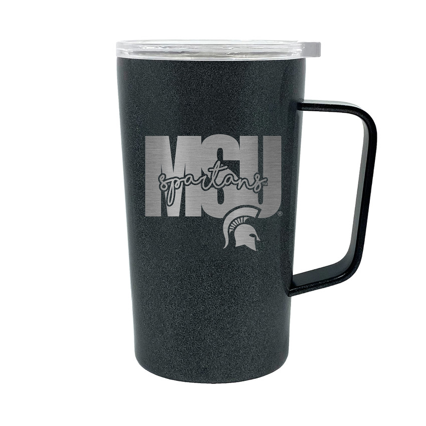 NCAA Michigan State Spartans 18oz Onyx Hustle Travel Mug