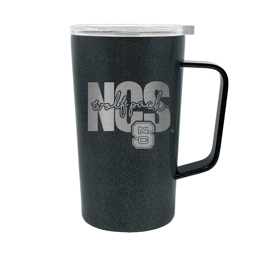 NCAA NC State Wolfpack 18oz Onyx Hustle Travel Mug