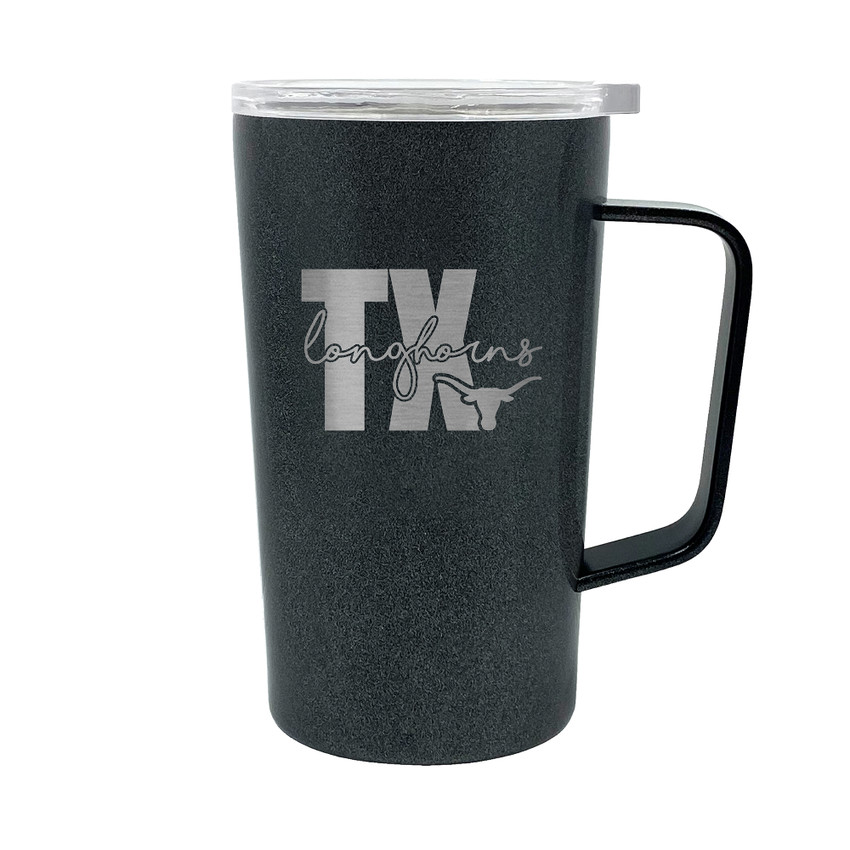 NCAA Texas Longhorns 18oz Onyx Hustle Travel Mug