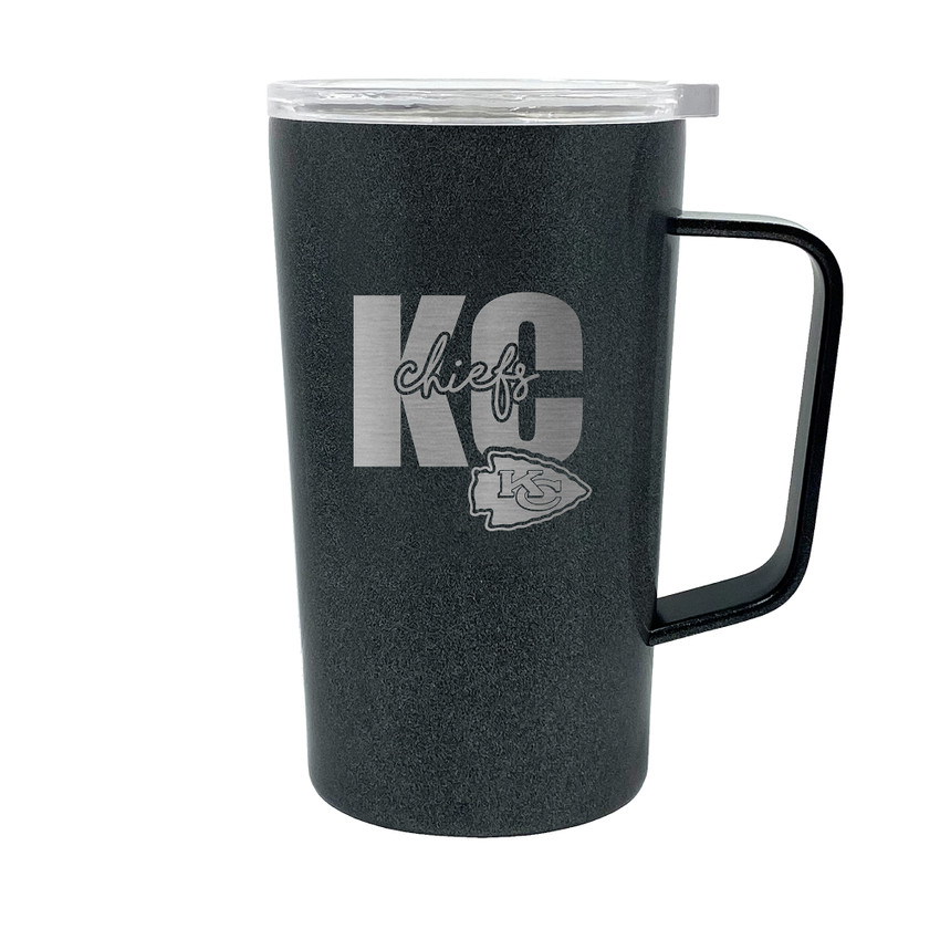 NFL Kansas City Chiefs 18oz Onyx Hustle Travel Mug