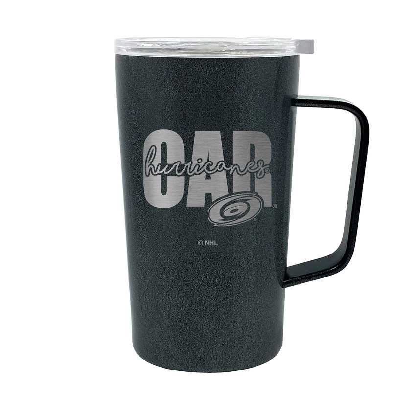 NHL Carolina Hurricanes 18oz Onyx Hustle Travel Mug