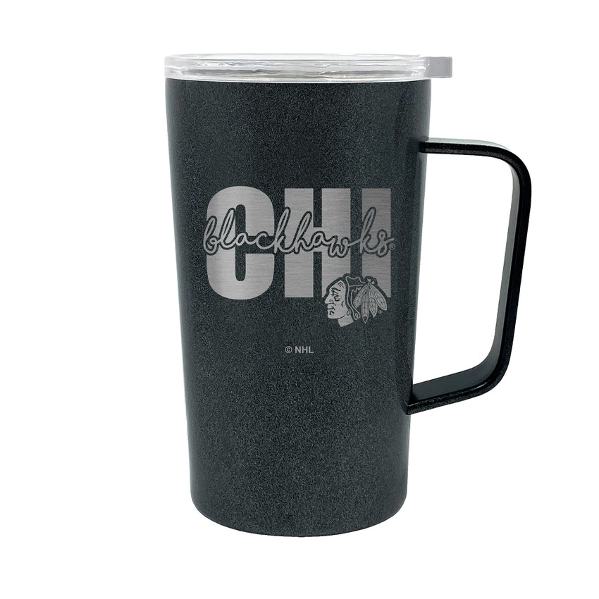 NHL Chicago Blackhawks 18oz Onyx Hustle Travel Mug