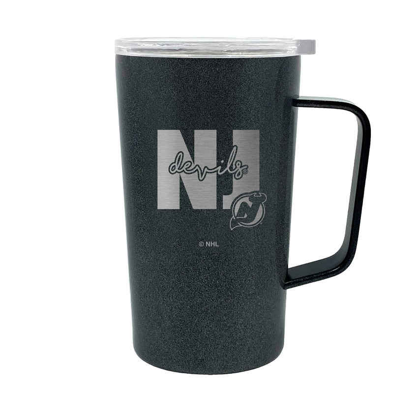 NHL New Jersey Devils 18oz Onyx Hustle Travel Mug